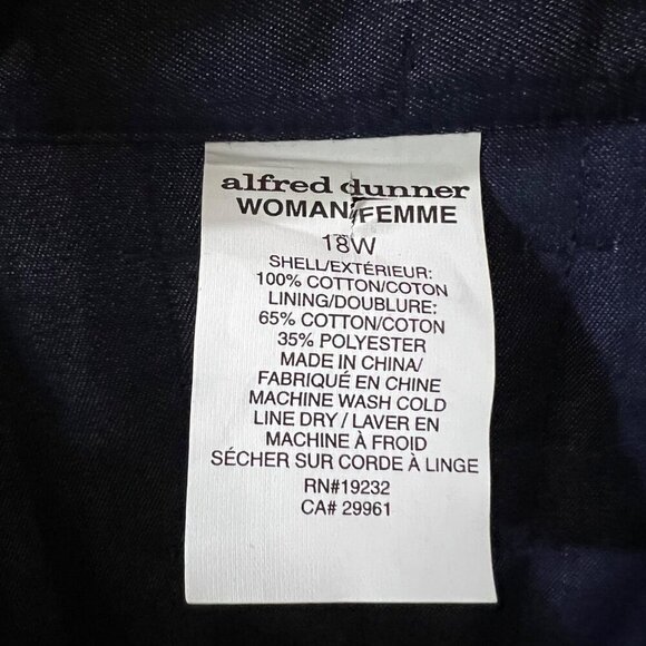 Alfred Dunner Quilted Patchwork Jacket 18W - Picture 4 of 8